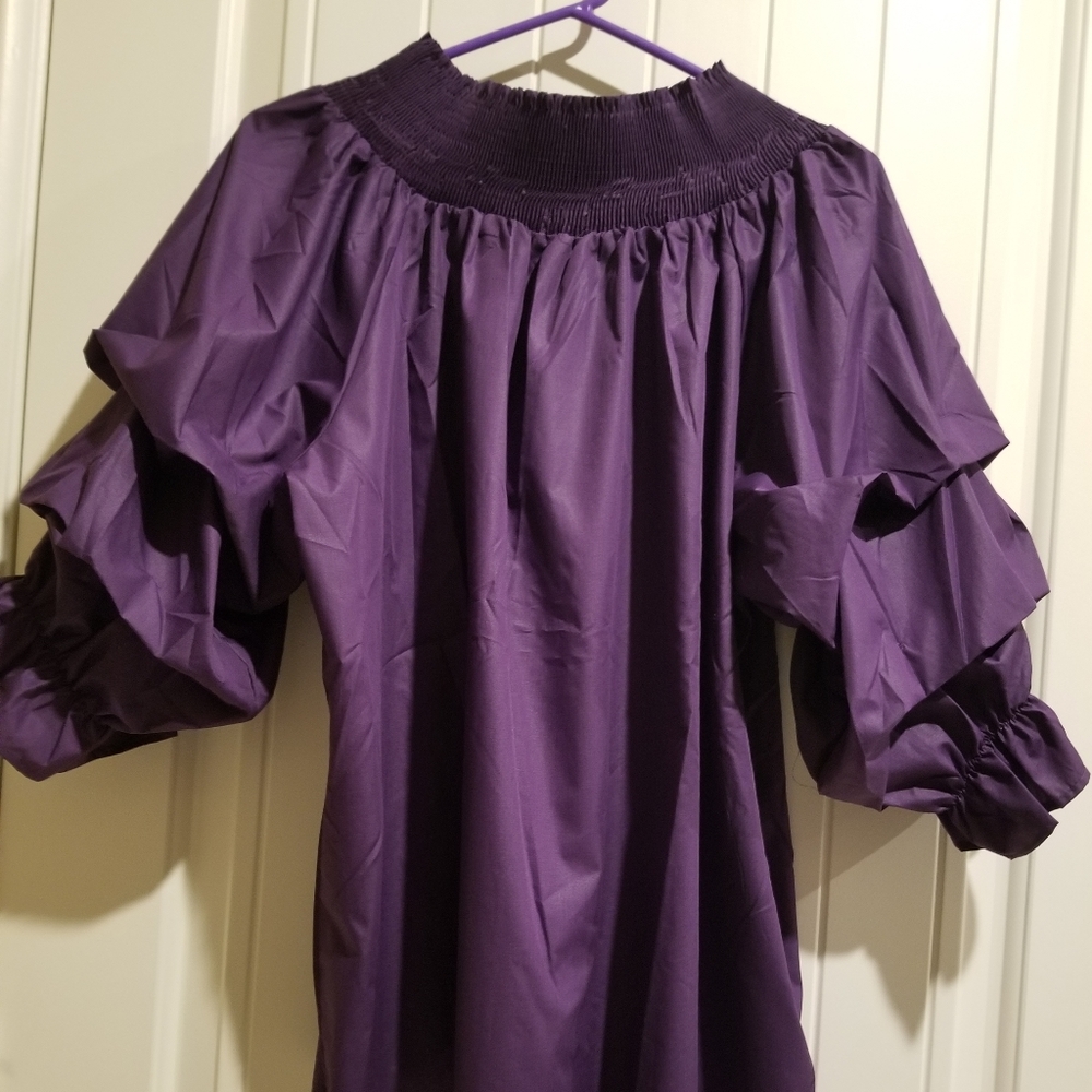 Deep Purple Top/Blouse
